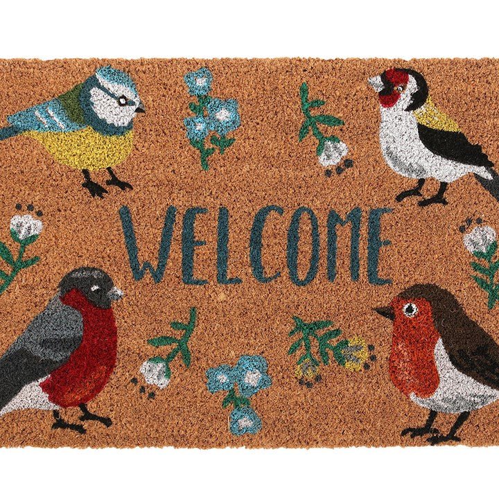 Natural British Garden Birds Doormat | Inspired Creative Gifts | UK Supplier