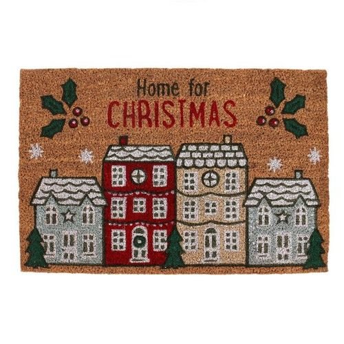 Natural Home For Christmas Doormat | Inspired Creative Gifts | UK Supplier