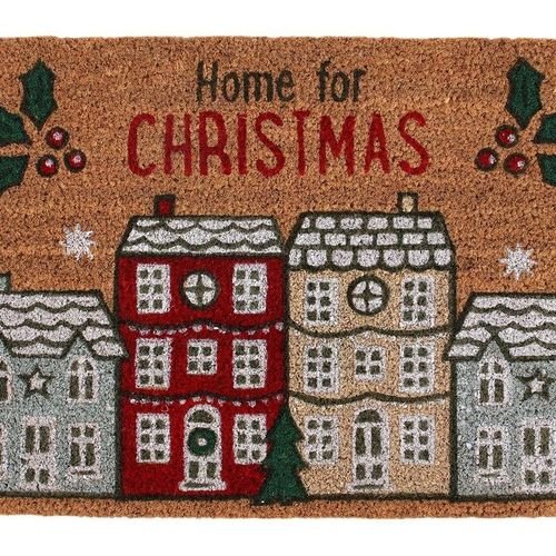 Natural Home For Christmas Doormat | Inspired Creative Gifts | UK Supplier