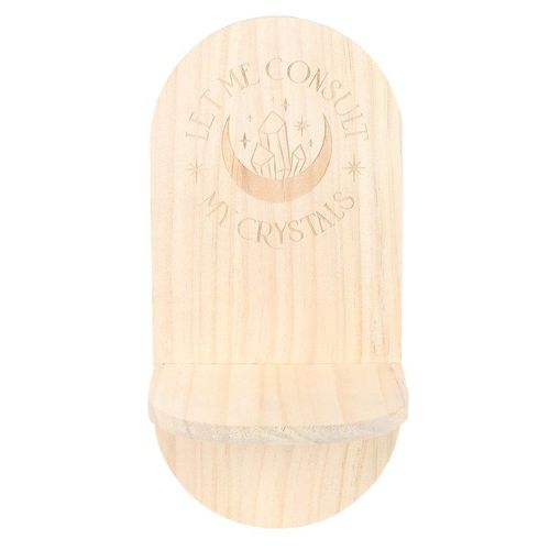 Natural Let Me Consult My Crystals Altar Shelf | Inspired Creative Gifts | UK Supplier