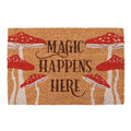 Natural Magic Happens Here Mushroom Doormat | Inspired Creative Gifts | UK Supplier
