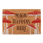 Natural Magic Happens Here Mushroom Doormat | Inspired Creative Gifts | UK Supplier