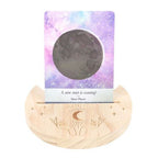 Natural Mystical Hands Crescent Moon Tarot Card Stand | Inspired Creative Gifts | UK Supplier
