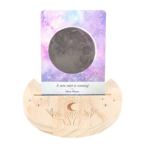 Natural Mystical Hands Crescent Moon Tarot Card Stand | Inspired Creative Gifts | UK Supplier
