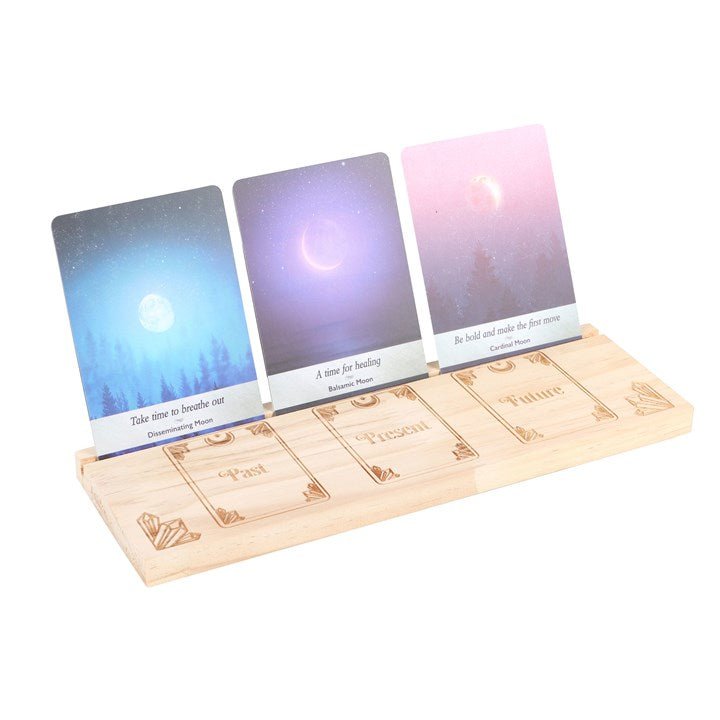 Natural Past Present Future Tarot Card Stand | Inspired Creative Gifts | UK Supplier