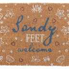 Natural Sandy Feet Welcome Doormat | Inspired Creative Gifts | UK Supplier
