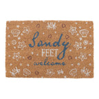 Natural Sandy Feet Welcome Doormat | Inspired Creative Gifts | UK Supplier