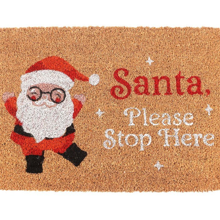 Natural Santa Claus Doormat | Inspired Creative Gifts | UK Supplier