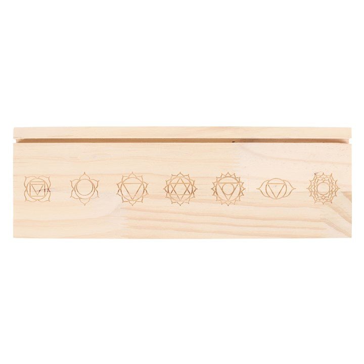 Natural Seven Chakras Tarot Card Stand | Inspired Creative Gifts | UK Supplier