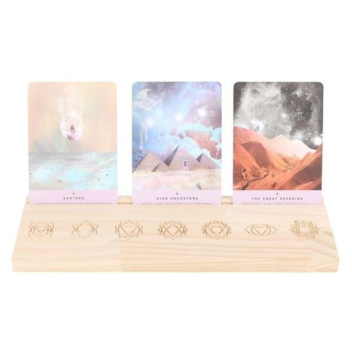 Natural Seven Chakras Tarot Card Stand | Inspired Creative Gifts | UK Supplier