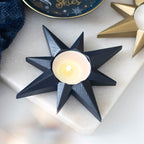 Navy Star Tealight Candle Holder | Inspired Creative Gifts | UK Supplier