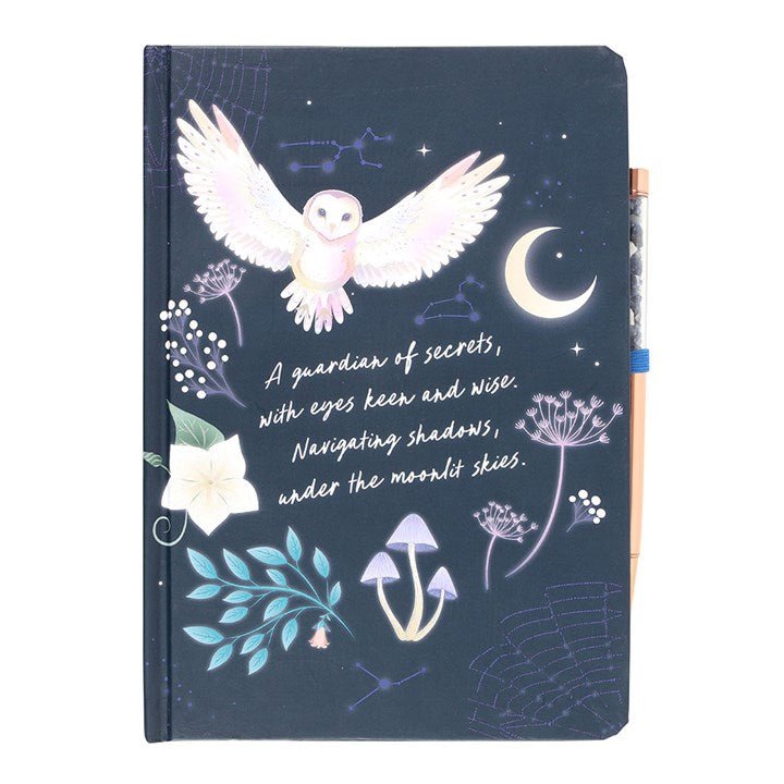 Night Owl Journal with Sodalite Pen | Inspired Creative Gifts | UK Supplier