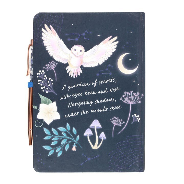 Night Owl Journal with Sodalite Pen | Inspired Creative Gifts | UK Supplier