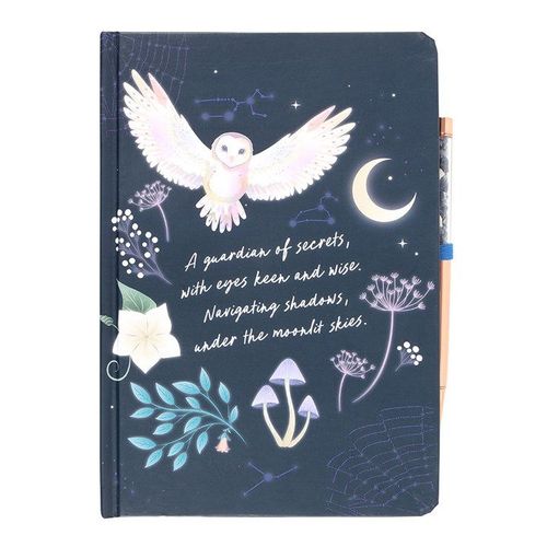Night Owl Journal with Sodalite Pen | Inspired Creative Gifts | UK Supplier