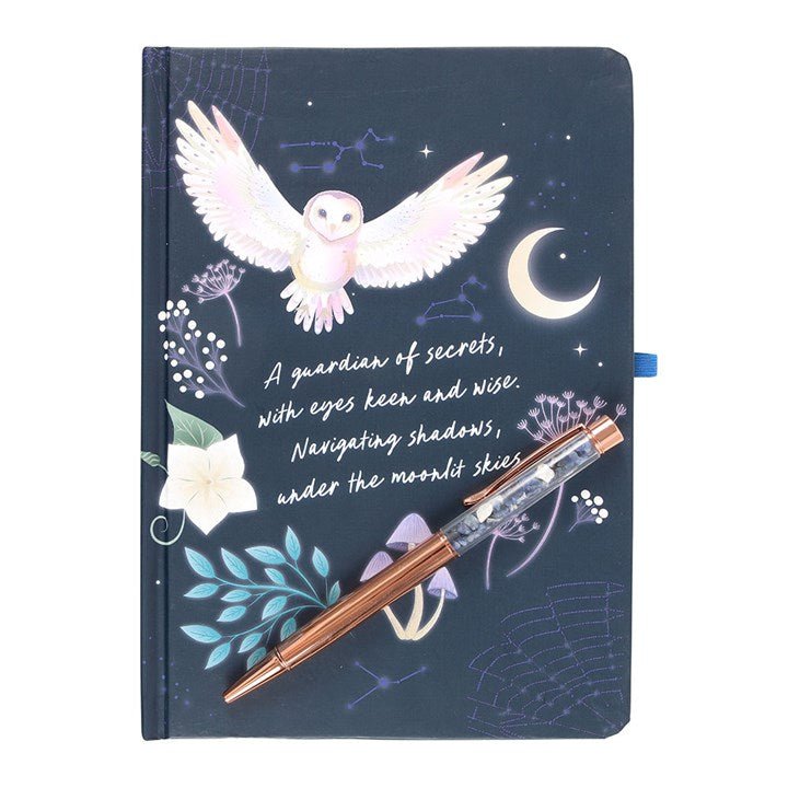 Night Owl Journal with Sodalite Pen | Inspired Creative Gifts | UK Supplier