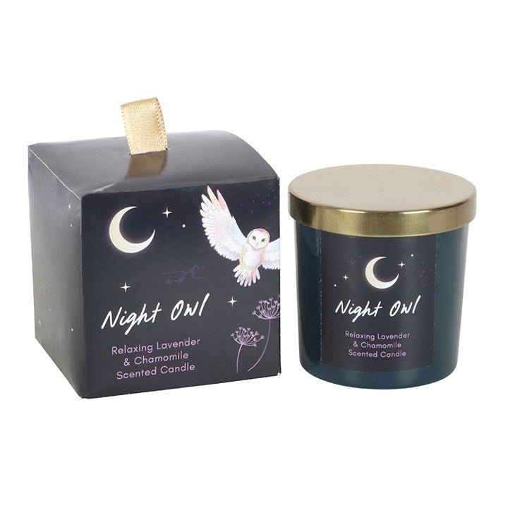 Night Owl Lavender & Chamomile Candle | Inspired Creative Gifts | UK Supplier