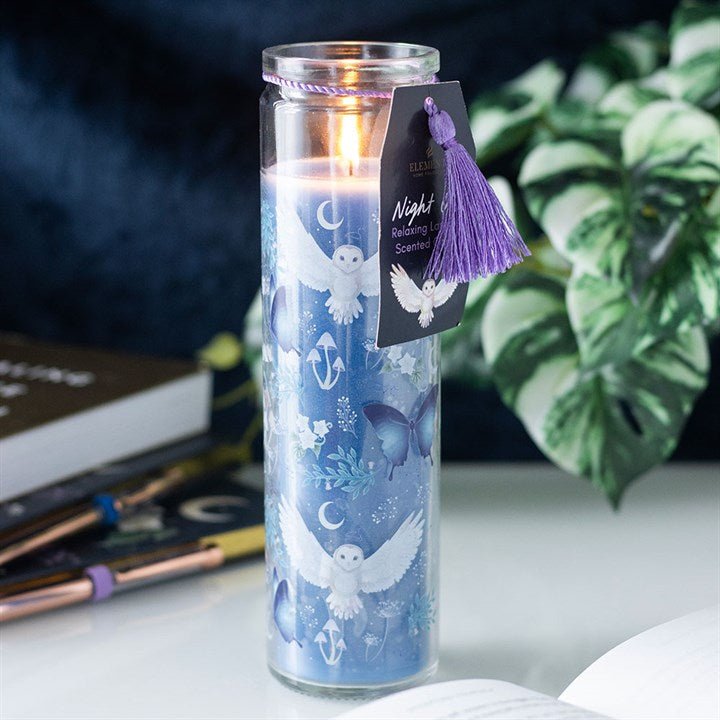 Night Owl Lavender Tube Candle | Inspired Creative Gifts | UK Supplier
