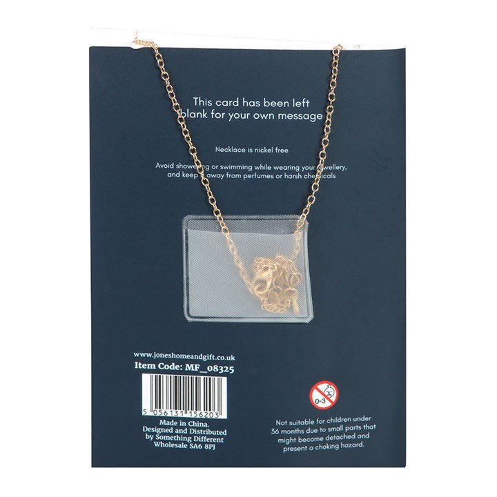 Night Owl Necklace Greeting Card | Inspired Creative Gifts | UK Supplier