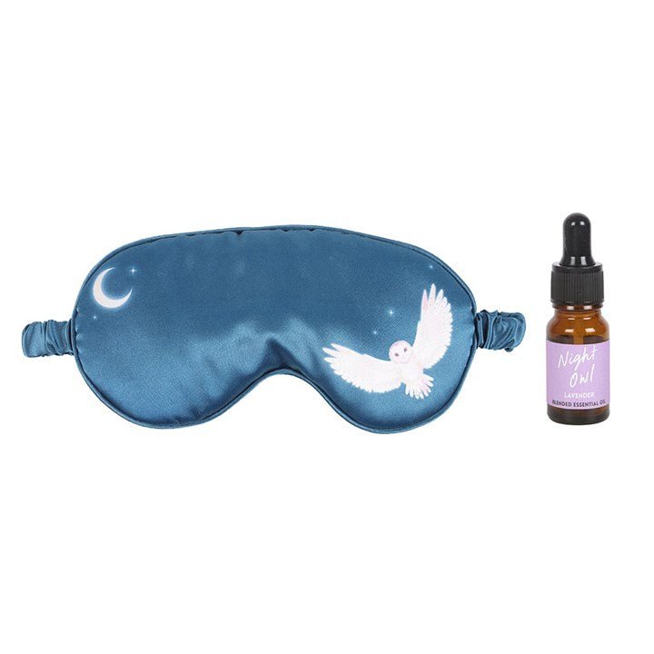 Night Owl Sleep Mask and Essential Oil Gift Set | Inspired Creative Gifts