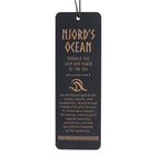 Njord's Ocean Wooden Bookmark | Inspired Creative Gifts | UK Supplier