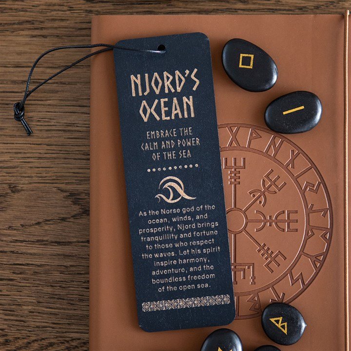 Njord's Ocean Wooden Bookmark | Inspired Creative Gifts | UK Supplier
