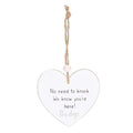 No Need To Knock Hanging Heart Sentiment Sign | Inspired Creative Gifts | UK Supplier