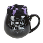 Normal is an Illusion Gothic Mug and Socks Set | Inspired Creative Gifts | UK Supplier