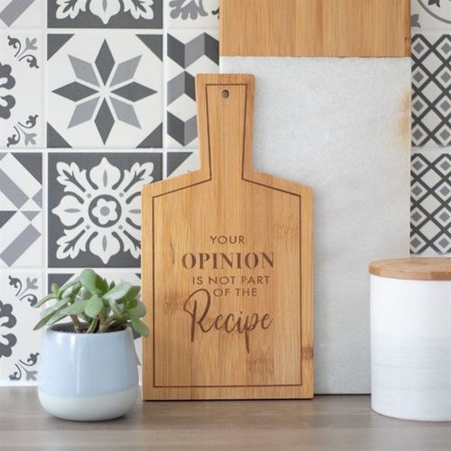 Not Part of the Recipe Bamboo Serving Board | Inspired Creative Gifts | UK Supplier