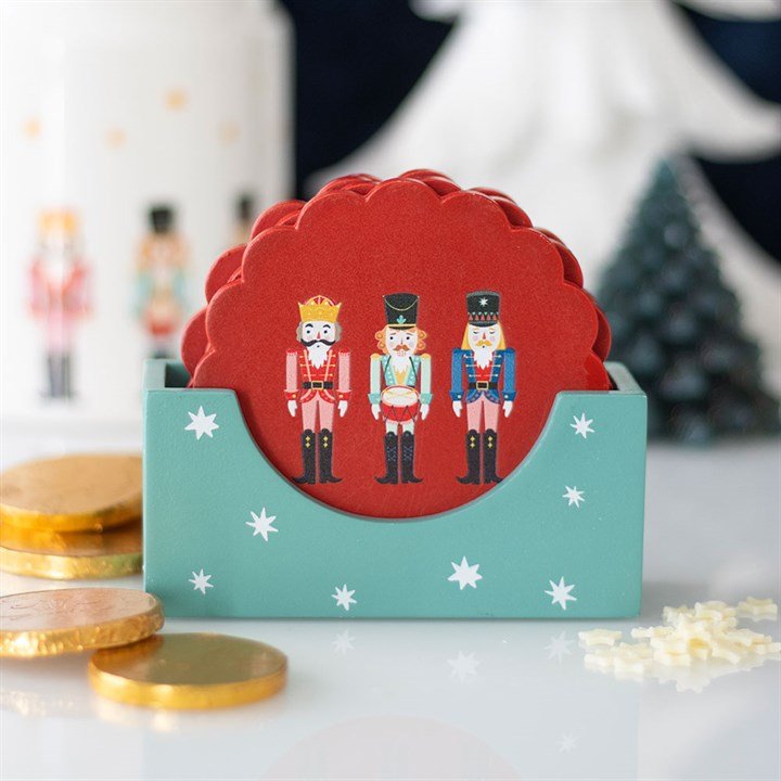 Nutcracker Coaster Set | Inspired Creative Gifts | UK Supplier
