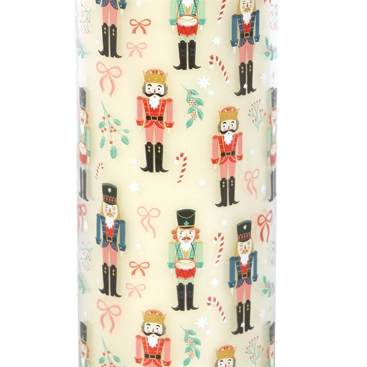 Nutcracker Print Festive Spice Tube Candle | Inspired Creative Gifts | UK Supplier