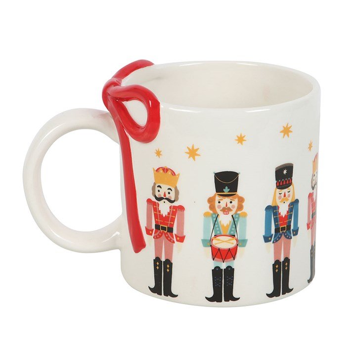 Nutcracker Print Mug with Bow | Inspired Creative Gifts | UK Supplier