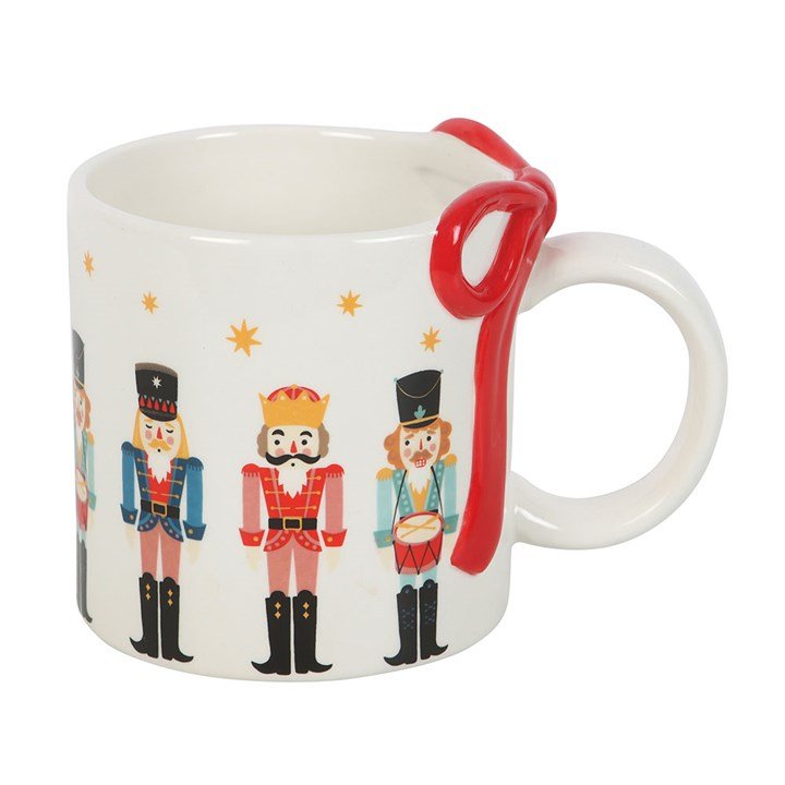 Nutcracker Print Mug with Bow | Inspired Creative Gifts | UK Supplier