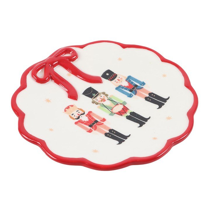 Nutcracker Trinket Dish with Bow | Inspired Creative Gifts | UK Supplier