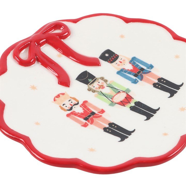 Nutcracker Trinket Dish with Bow | Inspired Creative Gifts | UK Supplier