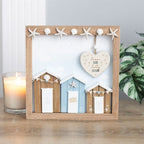 Ocean Air Salty Hair 3D Shell Beach Hut MDF Plaque | Inspired Creative Gifts | UK Supplier