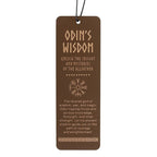 Odin's Wisdom Wooden Bookmark | Inspired Creative Gifts | UK Supplier