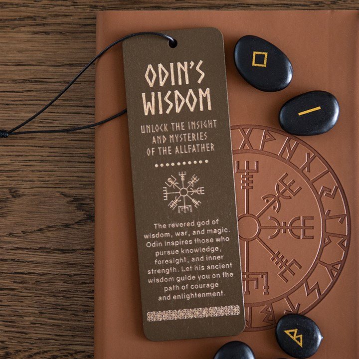 Odin's Wisdom Wooden Bookmark | Inspired Creative Gifts | UK Supplier