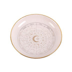 Off White Astrology Wheel Trinket Dish | Inspired Creative Gifts | UK Supplier