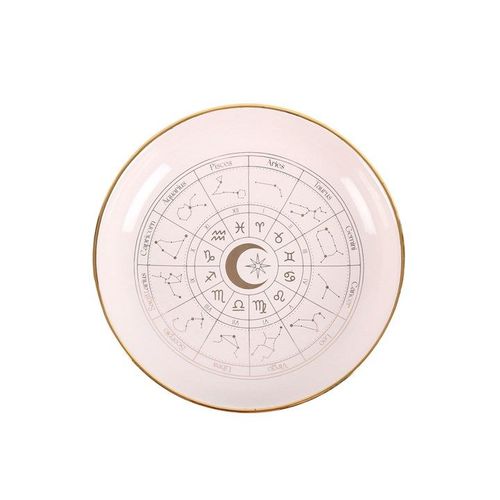 Off White Astrology Wheel Trinket Dish | Inspired Creative Gifts | UK Supplier
