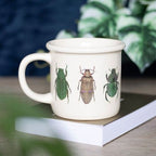 Off White Beetle Mug | Inspired Creative Gifts | UK Supplier