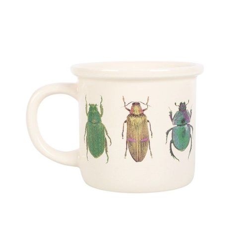 Off White Beetle Mug | Inspired Creative Gifts | UK Supplier