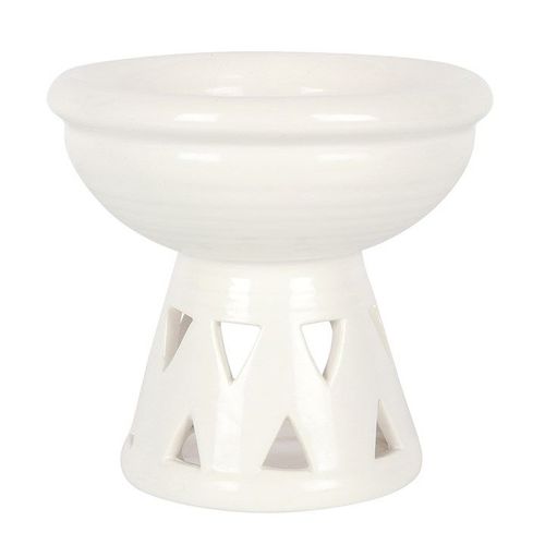 Off White Deep Bowl Oil Burner and Wax Warmer | Inspired Creative Gifts | UK Supplier
