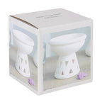 Off White Deep Bowl Oil Burner and Wax Warmer | Inspired Creative Gifts | UK Supplier