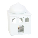 Off White Mosque Oil Burner and Incense Cone Holder | Inspired Creative Gifts | UK Supplier