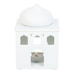 Off White Mosque Oil Burner and Incense Cone Holder | Inspired Creative Gifts | UK Supplier