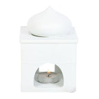 Off White Mosque Oil Burner and Incense Cone Holder | Inspired Creative Gifts | UK Supplier