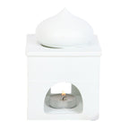 Off White Mosque Oil Burner and Incense Cone Holder | Inspired Creative Gifts | UK Supplier