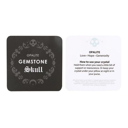 Opalite Crystal Skull | Inspired Creative Gifts | UK Supplier