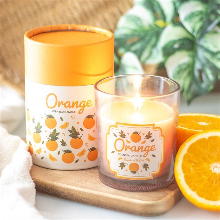 Orange Scented Candle | Inspired Creative Gifts | UK Supplier