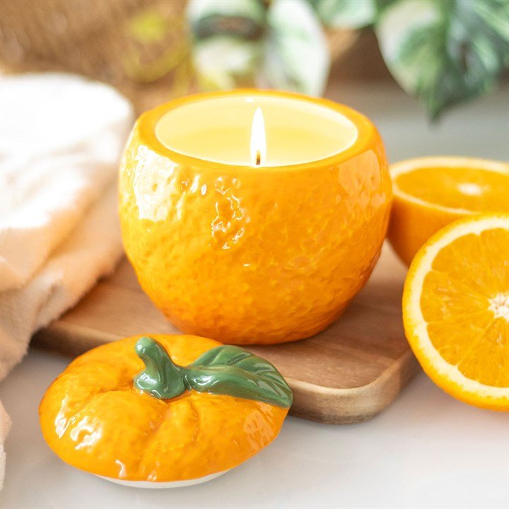 Orange Shaped Candle Jar | Inspired Creative Gifts | UK Supplier